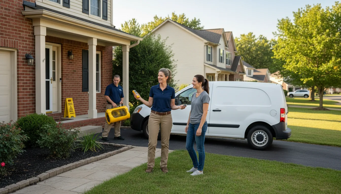 Residential water damage restoration in Paradise Valley, NV